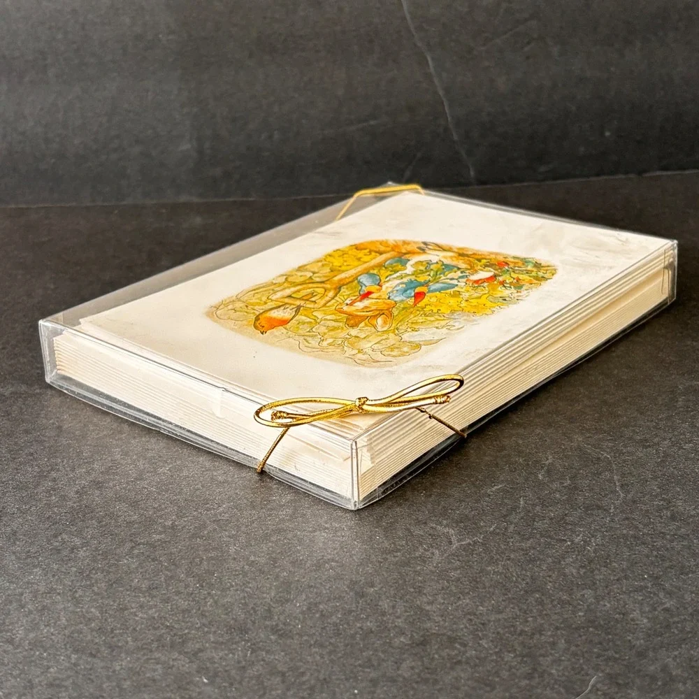 Vintage 1994 Peter Rabbit Beatrix Potter 10 Note Cards &‎ Envelopes Michel & Co